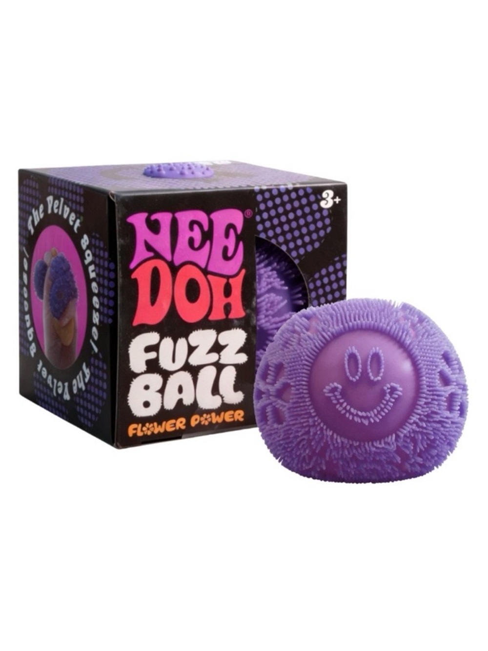 NeeDoh Wonder Flower
Power Fuzz Ball Squishy Stress
Ball Nee Doh Fuzzball Purple